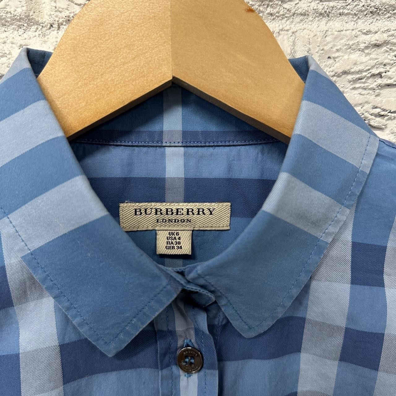 Burberry Burberry London Button Up Plaid Check Shirt Women’s Size 4 Size S / US 4 / IT 40 - 4 Thumbnail