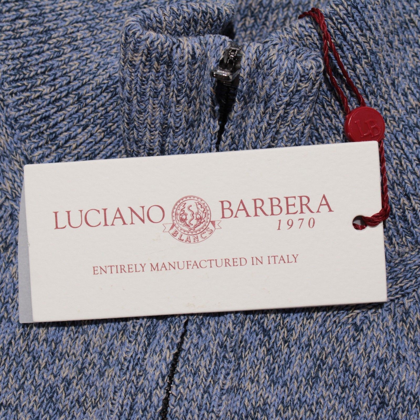 Luciano Barbera Luciano Barbera Sweater Size US L in Blue Size US L / EU 52-54 / 3 - 2 Thumbnail