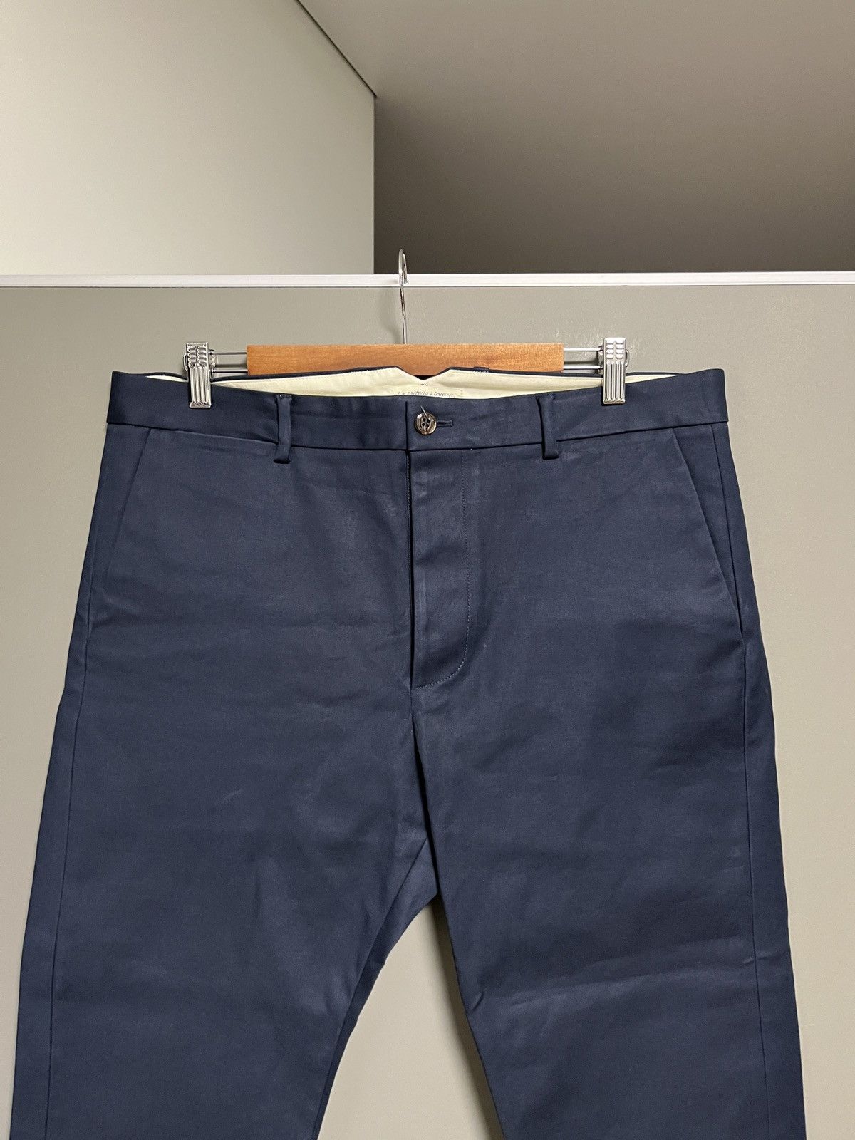 Handmade La Sartoria Di True NYC Heavy Handmade Chino Pants Size US 36 / EU 52 - 3 Thumbnail