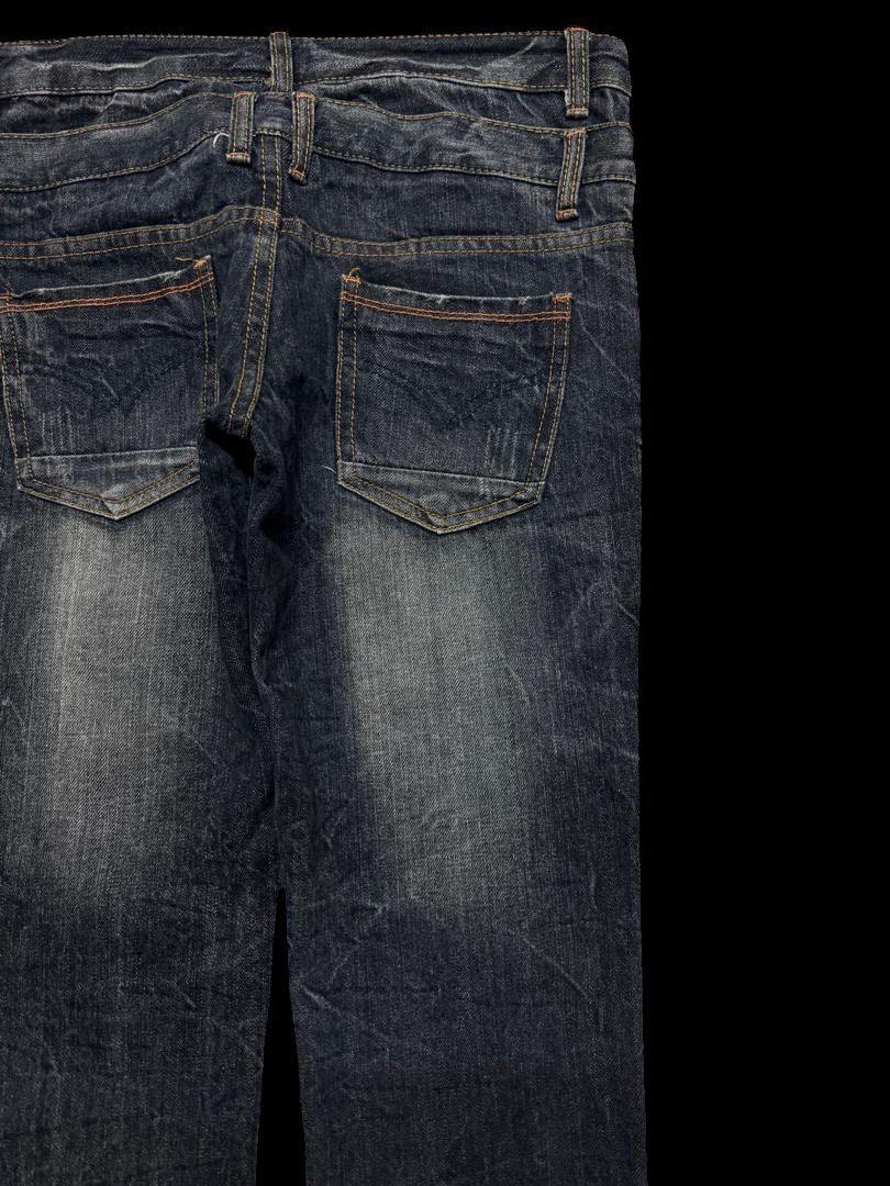 Seditionaries Insane Close Up 🇯🇵 Double Waist Distressed Mudwash Dark Jeans Size US 30 / EU 46 - 19 Thumbnail