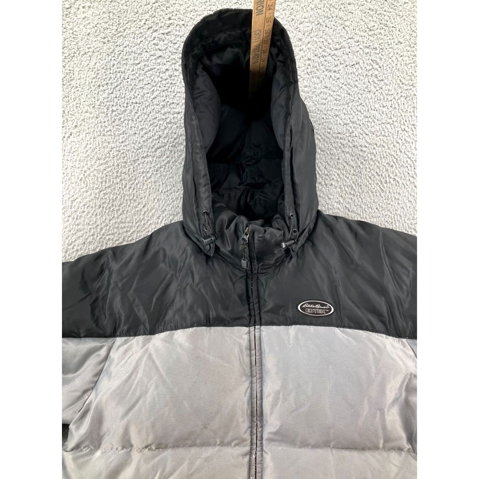Eddie Bauer Eddie Bauer EBTek Puffer Jacket Mens Medium Gray Goose Down Heavyweight Jacket Size US M / EU 48-50 / 2 - 6 Thumbnail