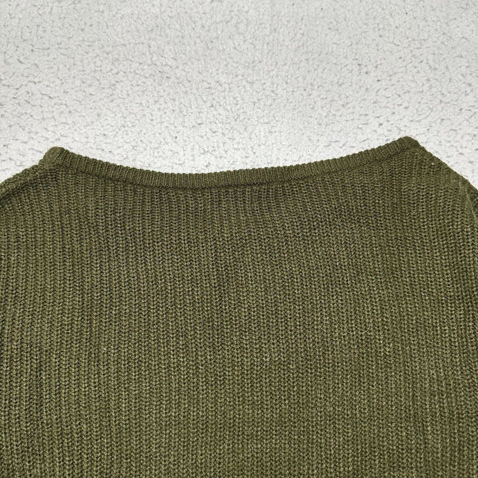 Other Pretty Little Thing Small / Medium Green Cropped Sweater Size M / US 6-8 / IT 42-44 - 11 Thumbnail