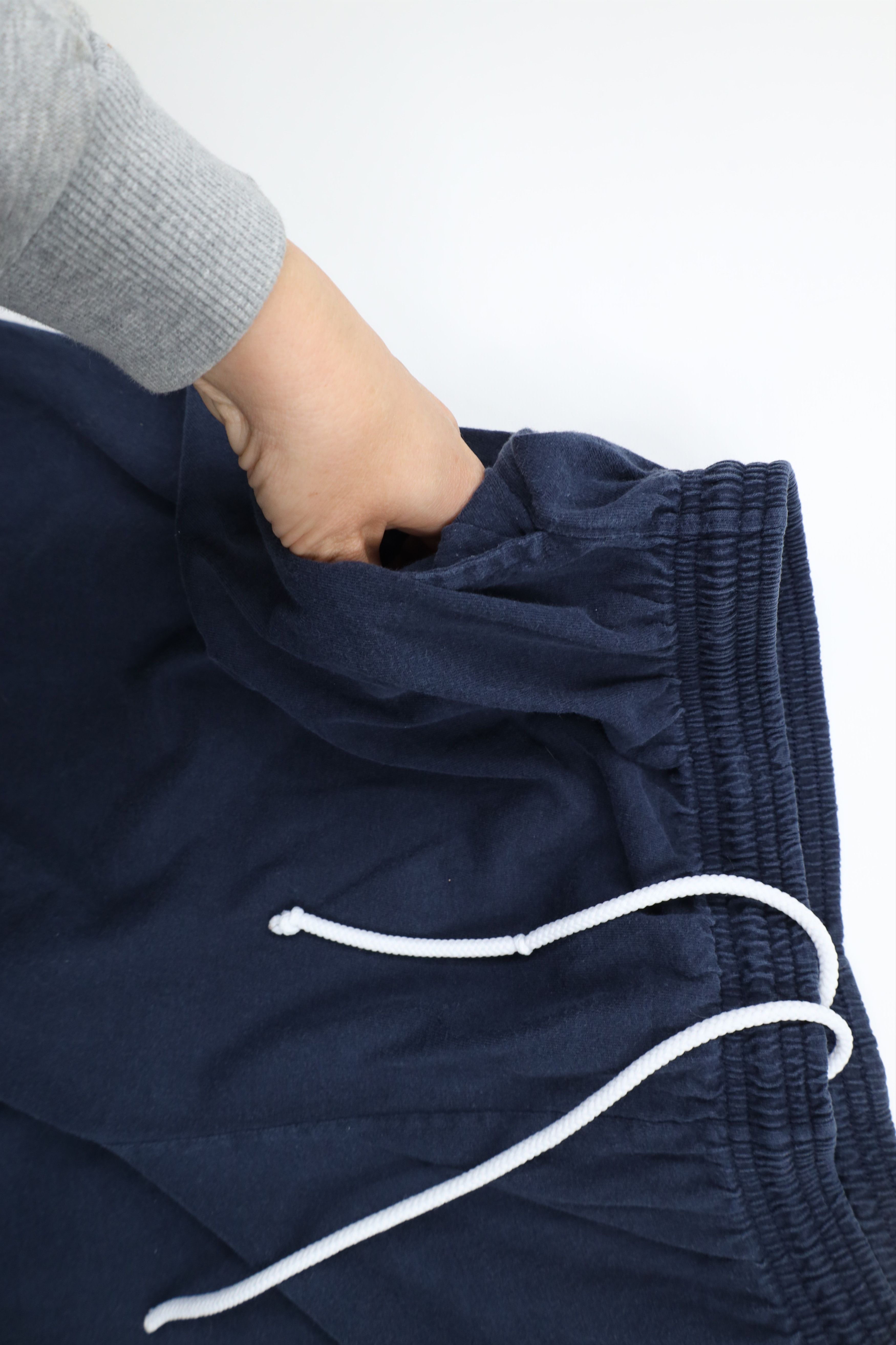 Champion × Vintage Vintage 90s Champion Classic Logo Wide Leg Pants Cotton Blue Size US 40 / EU 56 - 6 Thumbnail