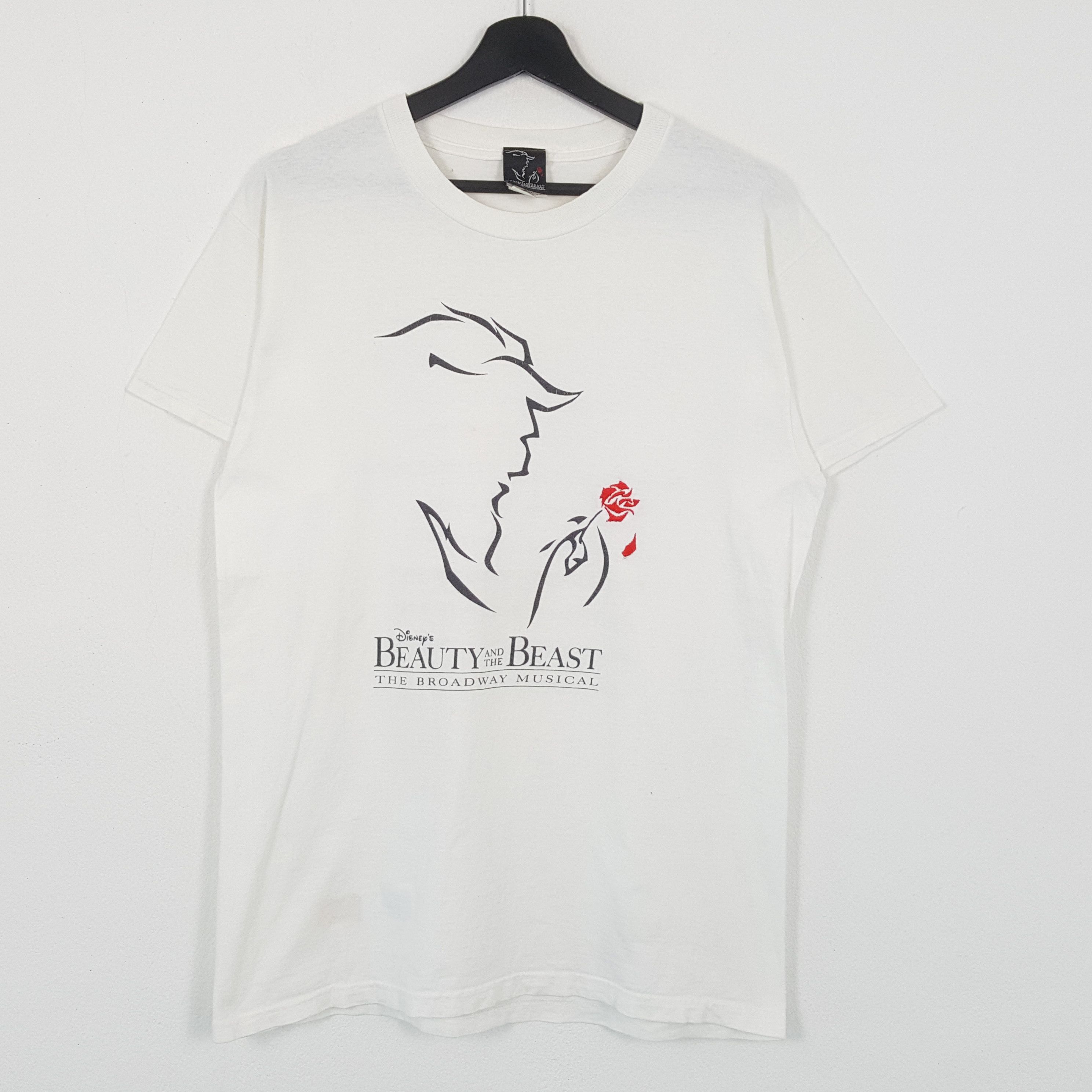 Disney × Vintage Beauty and the Beast Movie Disney Tshirt Size US M / EU 48-50 / 2 - 1 Thumbnail