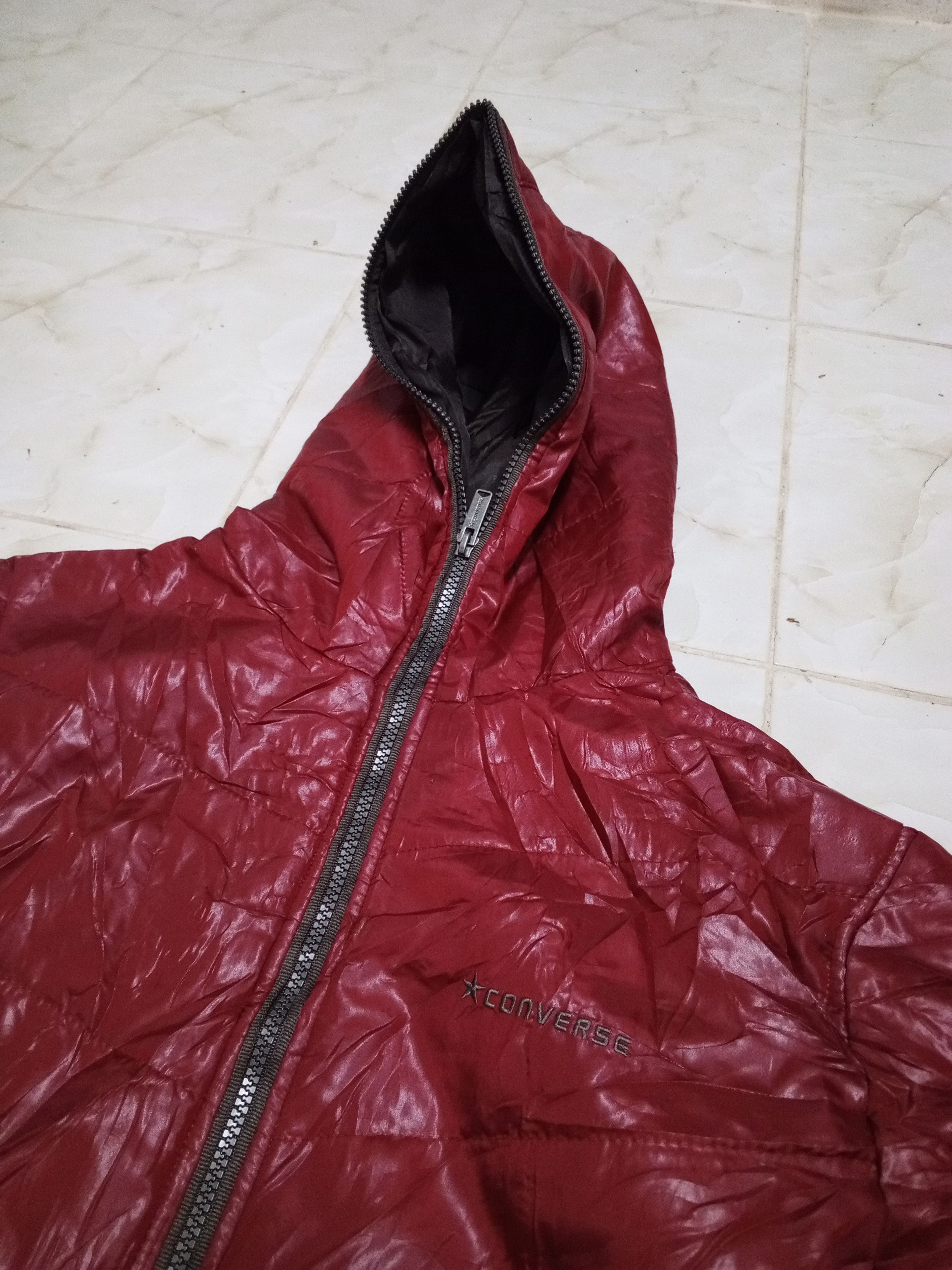 Converse Converse puffer jacket full zip red Size US L / EU 52-54 / 3 - 5 Thumbnail