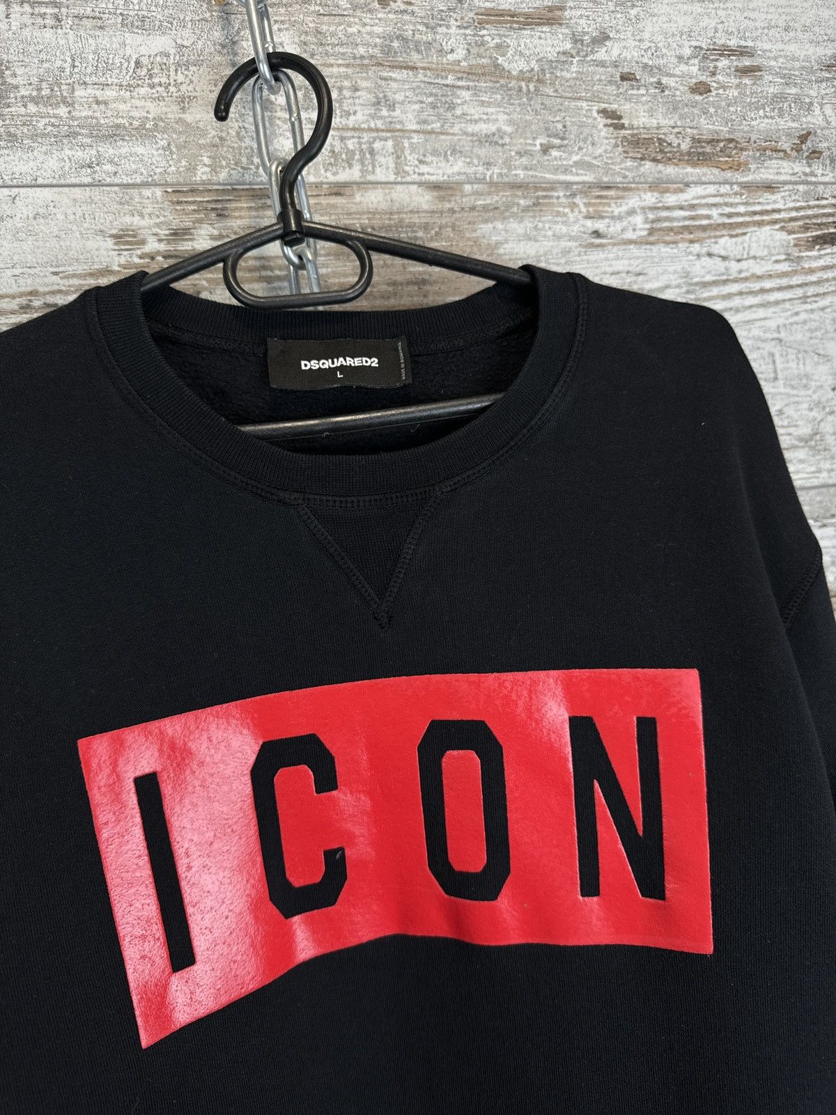 Dsquared2 Mens Dsquared2 sweatshirt luxury black size L pullover Size US L / EU 52-54 / 3 - 6 Thumbnail