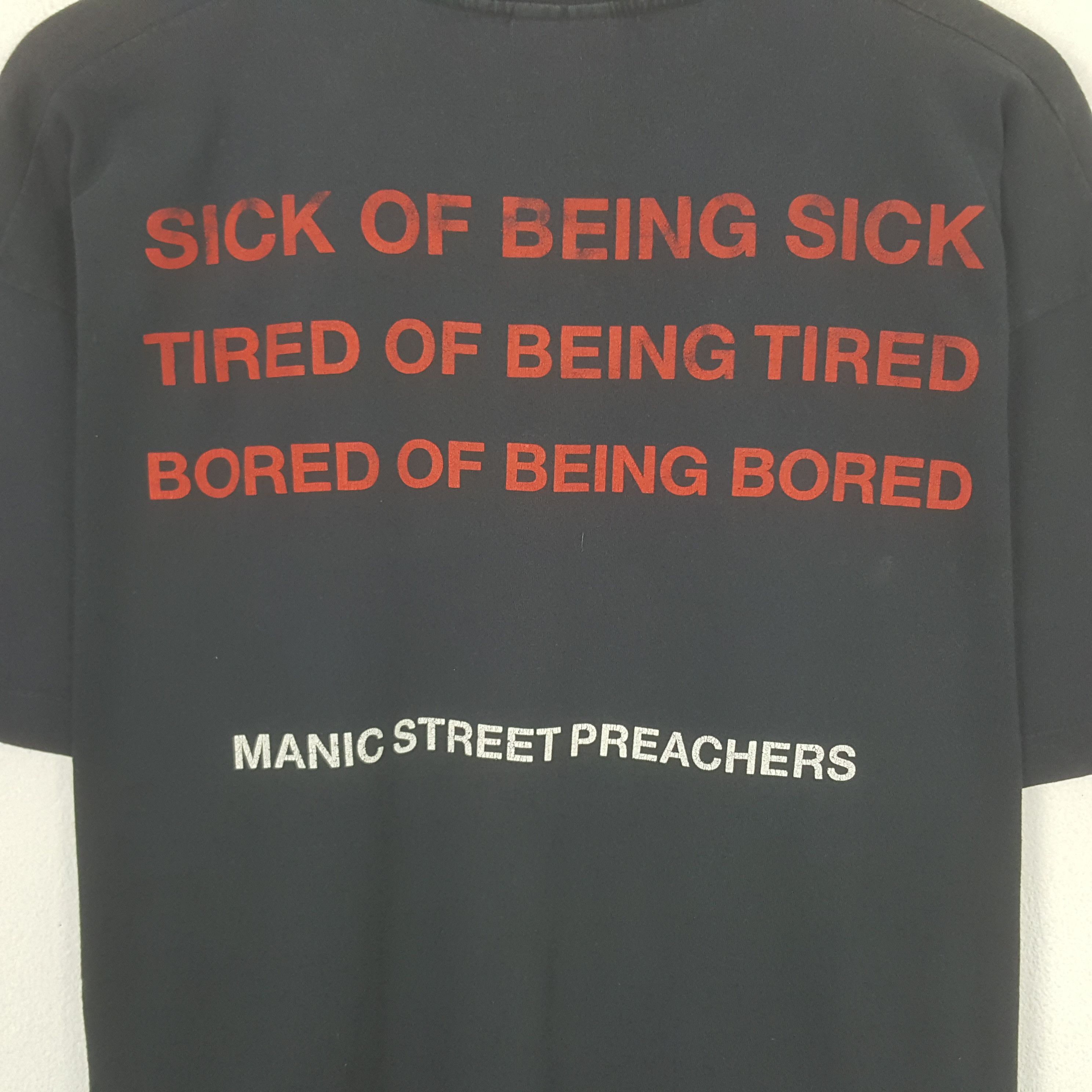 Band Tees Vintage Manic Street Preachei American Rock Band Tshirt Size US XL / EU 56 / 4 - 4 Thumbnail