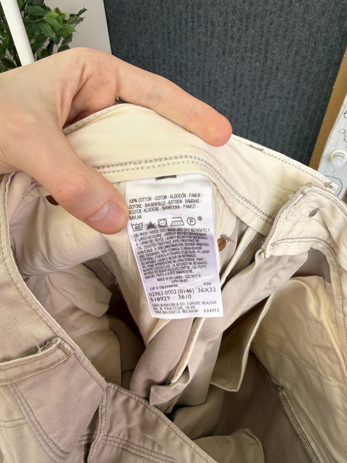 Levi's Vintage Levi’s Tab Twills Beige Chino Pants Size US 36 / EU 52 - 14 Thumbnail