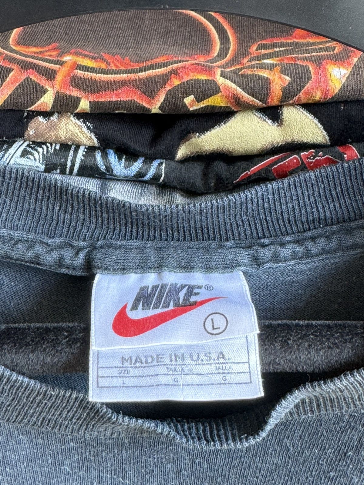 Nike × Vintage Vintage 2000s Nike PLAY Graphic Logo Tee Size US L / EU 52-54 / 3 - 3 Thumbnail
