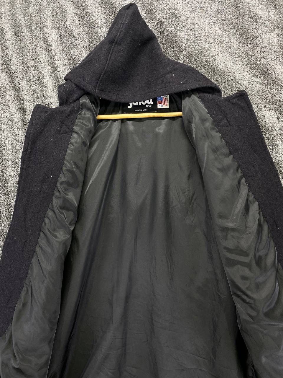 Schott Vintage Schott Hoodie Duffle Coat Wool Long Jacket Size US XXS / EU 40 - 8 Thumbnail