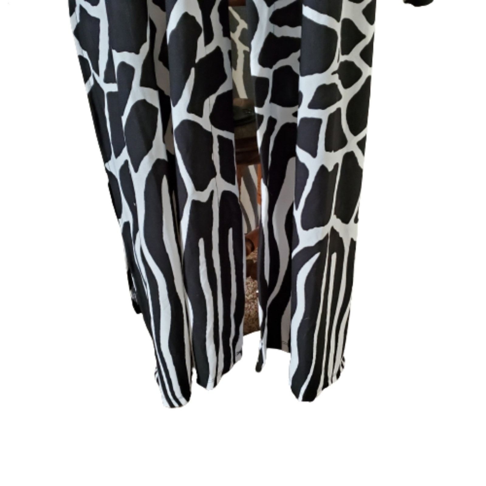 Other STATEMENT MAKING ☆ B&W GIRAFFE PRINT DUSTER 6x ☆ NWT Size 4XL / US 24-26 - 4 Thumbnail