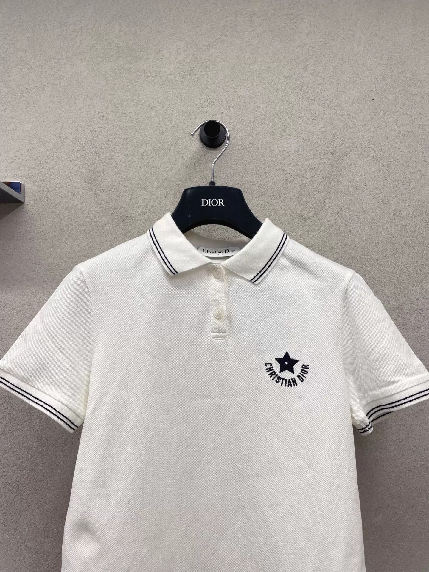 Dior DIOR New Monogram Polo Collar Short Sleeve Tee Size XS / US 0-2 / IT 36-38 - 4 Thumbnail