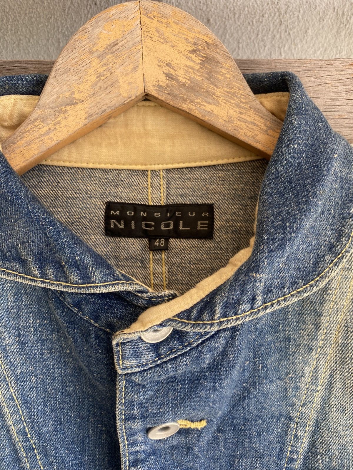 Nicole Club Vintage Y2K Monsieur Nicole Denim Jacket Size US M / EU 48-50 / 2 - 7 Thumbnail