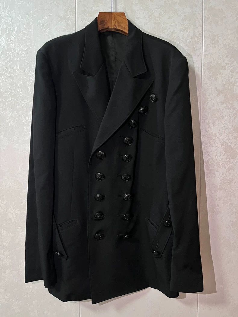 Yohji Yamamoto yohji yamamoto 19aw Black Button Jacket-2505 Size US M / EU 48-50 / 2 - 1 Thumbnail