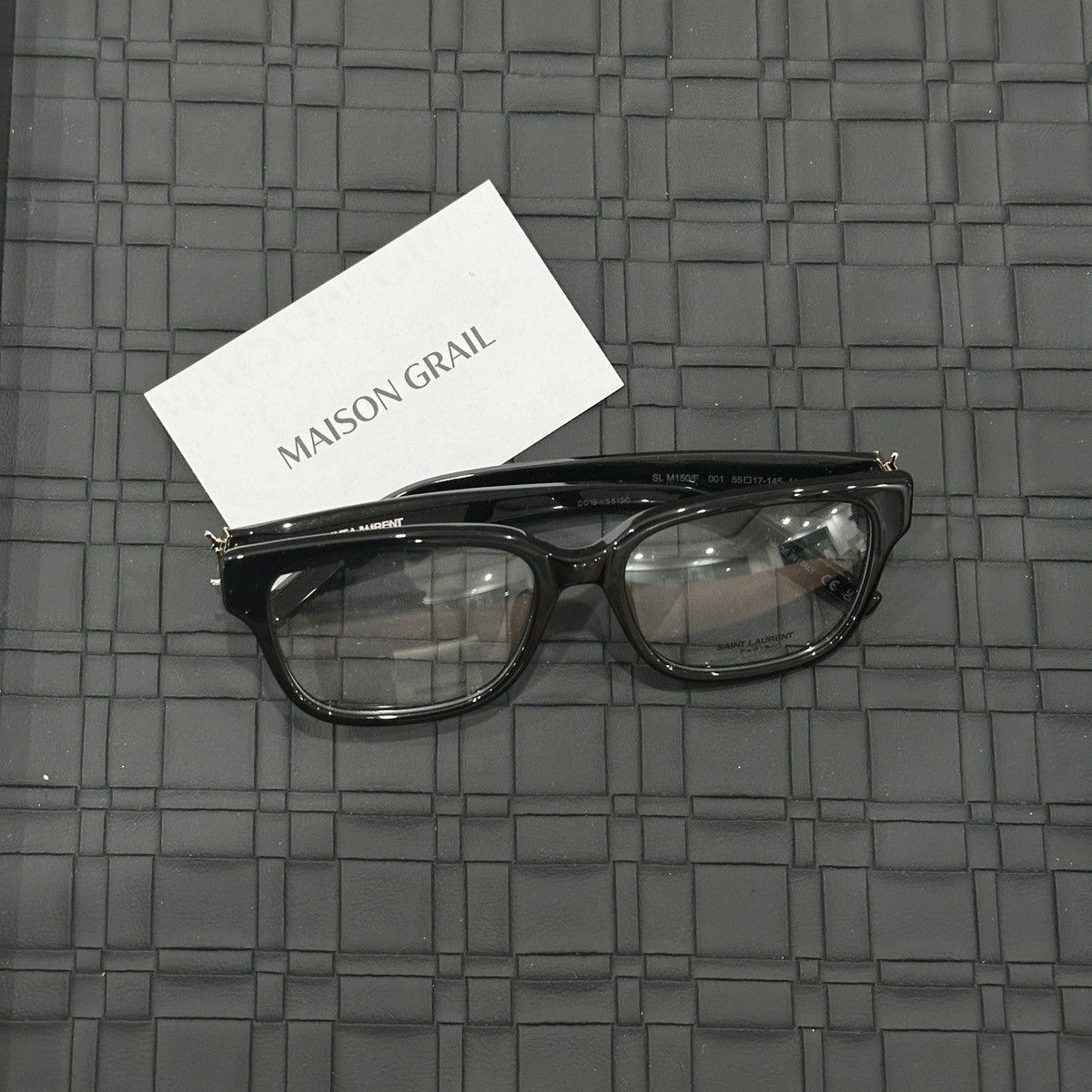 Yves Saint Laurent SAINT LAURENT SL M150/F 001 EYEGLASSES Size ONE SIZE - 2 Thumbnail