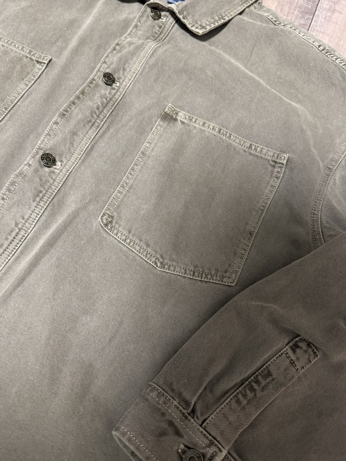 Gap Gap Denim Over Shirt Brown SZ XXL New Size US XXL / EU 58 / 5 - 3 Thumbnail