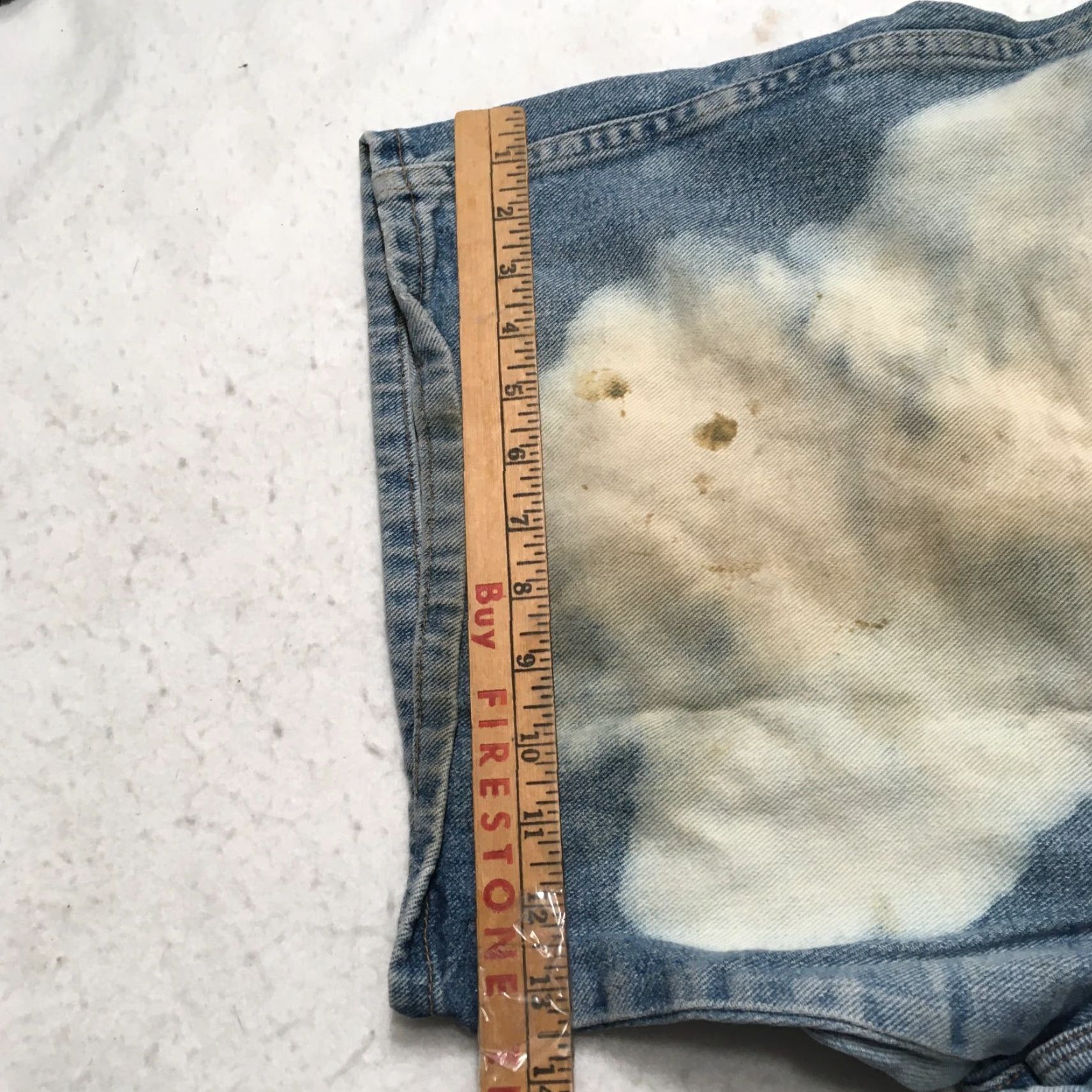 Wrangler Wrangler Men's Blue Jean Shorts Bermuda Size 36 Silver Edition acid washed Blue Jeans Bermuda Mens 36 Silver Edition Wrangler Shorts Size US 36 / EU 52 - 2 Thumbnail