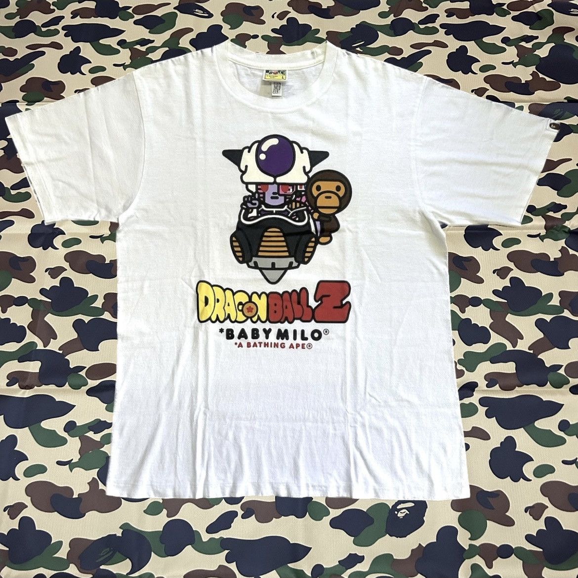 Bape Bape x Dragon Ball Z Baby Milo & Frieza Tee Size US L / EU 52-54 / 3 - 1 Thumbnail