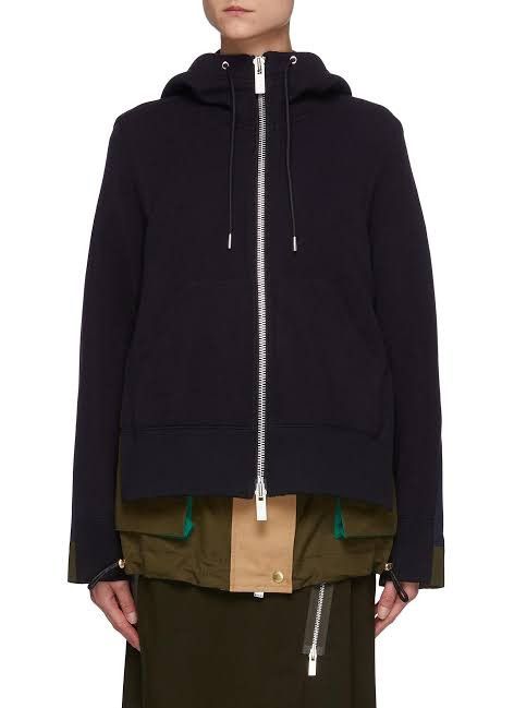 Sacai Sacai Sponge Sweat Hoodie 21AW | Grailed