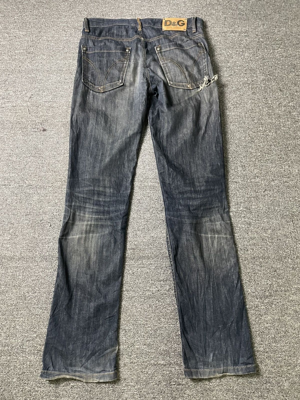 Designer × Dolce & Gabbana × Vintage DOLCE & GABBANA DISTRESSED DENIM JEANS (103) Size US 32 / EU 48 - 8 Thumbnail