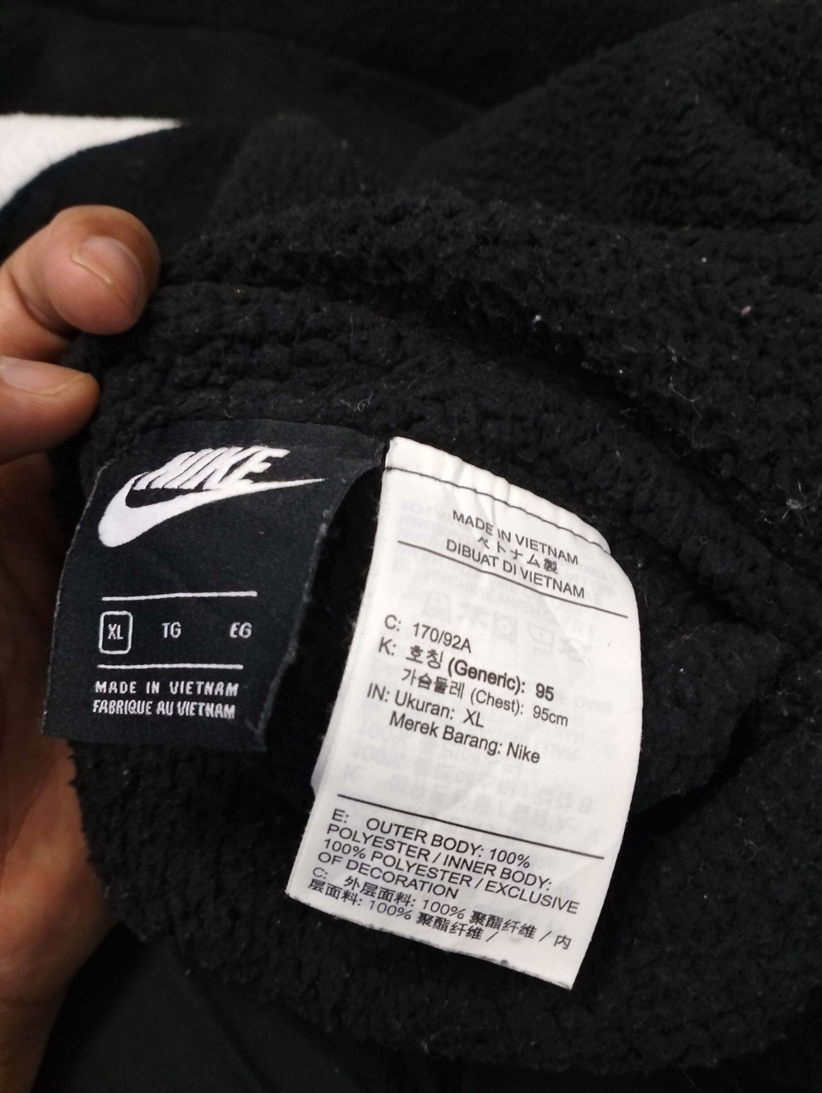 Nike Nike big swoosh Reversible fleece jacket Size US XL / EU 56 / 4 - 3 Thumbnail