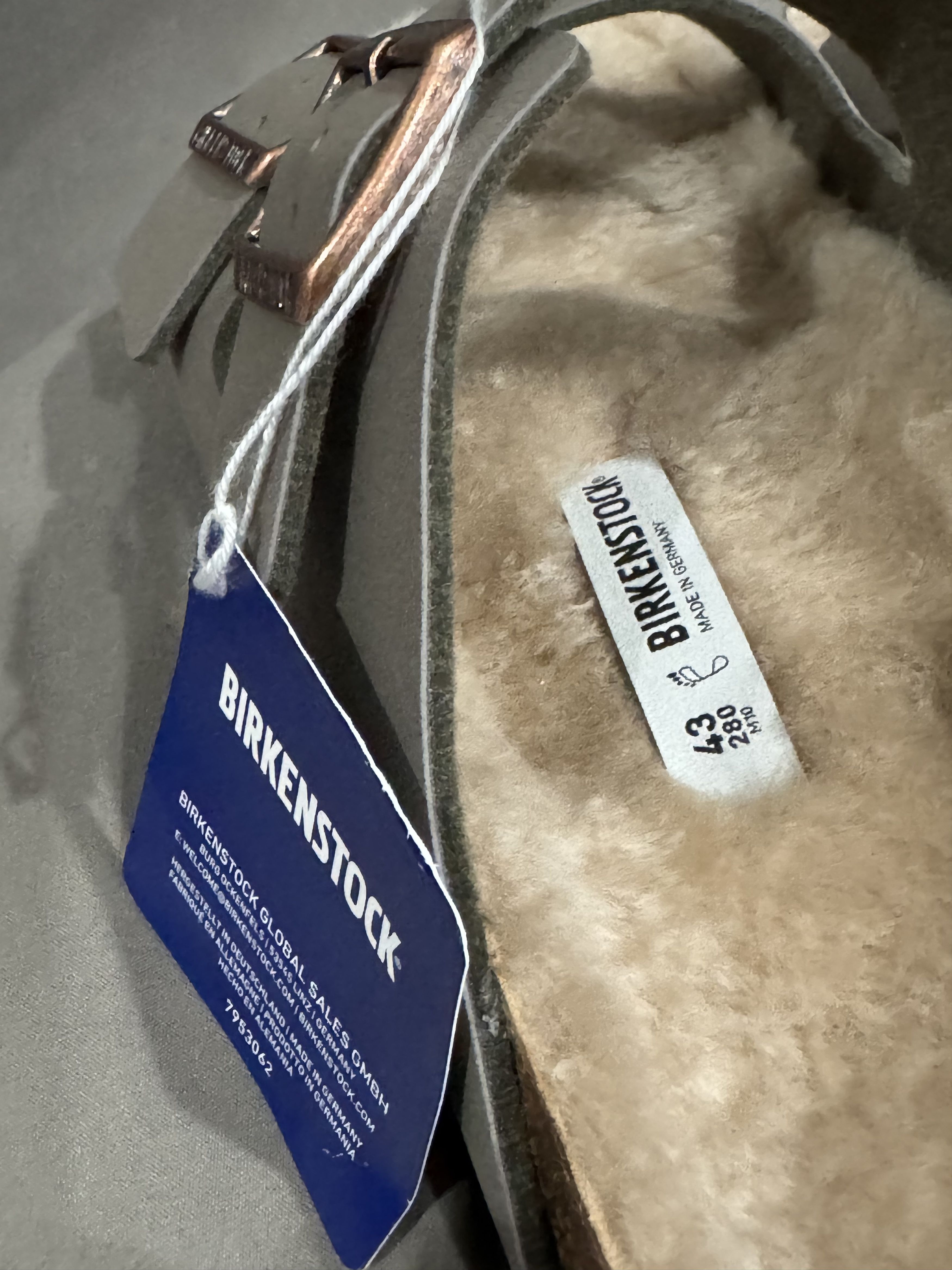 Birkenstock Birkenstock Shearling-Lined Arizona Sandals Adjustable Strap Size US 10 / EU 43 - 5 Thumbnail