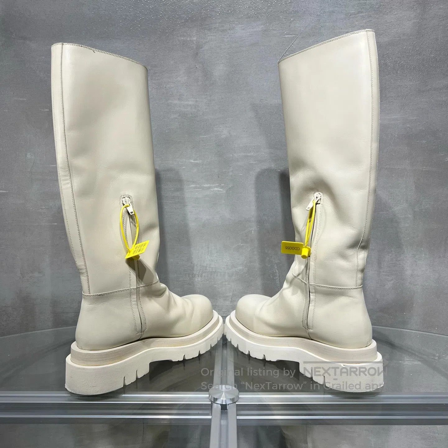 Bottega Veneta Bottega Veneta Lug Chelsea high-top boots Size US 5.5 / IT 35.5 - 5 Thumbnail