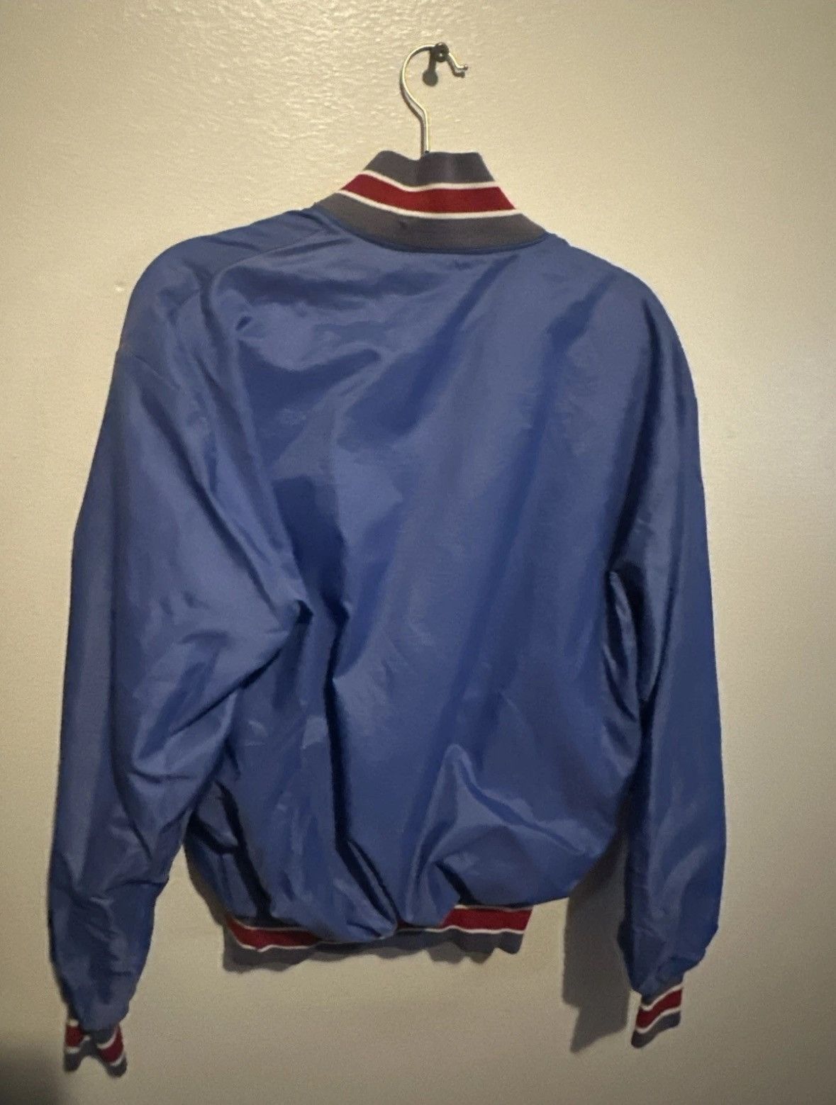 Delong Delong Vintage NY Giants Pullover Jacket Blue Size L Size US L / EU 52-54 / 3 - 4 Thumbnail