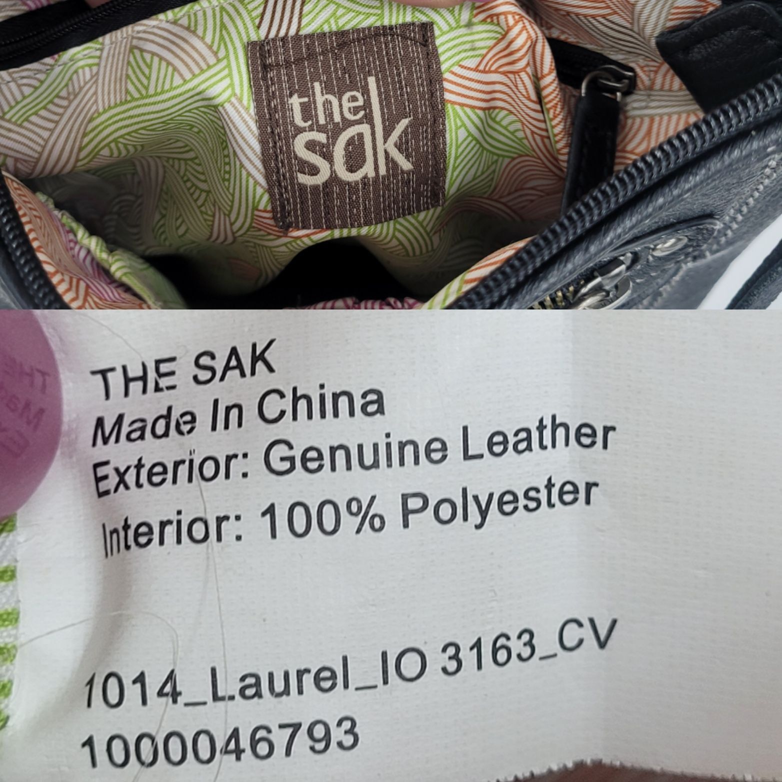 The Sak The Sak Black Genuine Pebble Leather Adjustable Crossbody Ba Size ONE SIZE - 3 Thumbnail