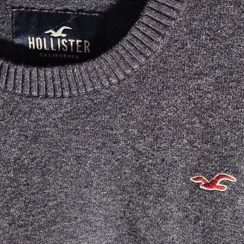 Hollister Men's Hollister Grey Sweater - Size Small - Great Condition! Size US S / EU 44-46 / 1 - 4 Thumbnail