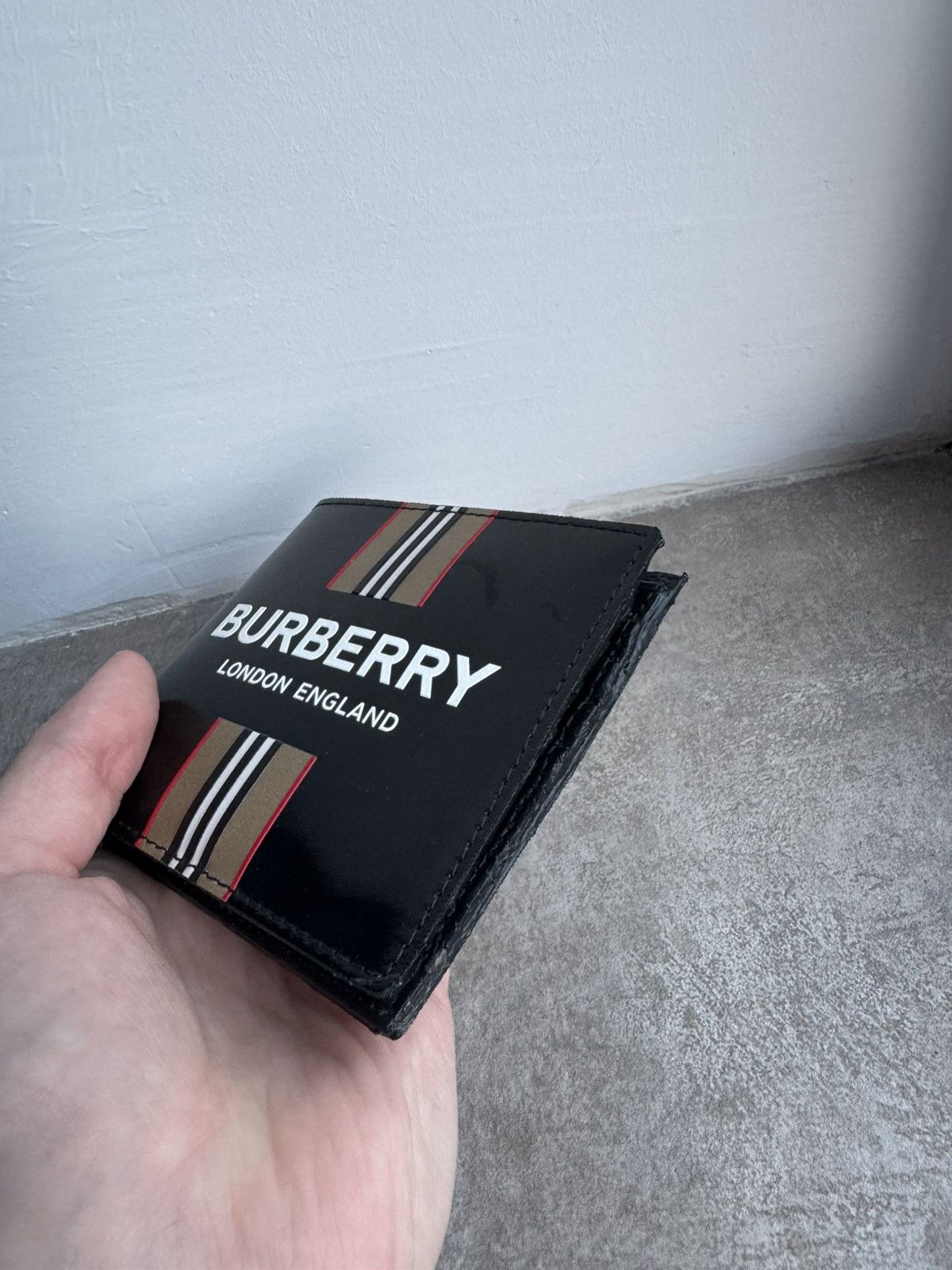 Burberry Burberry Canvas Logo Printed Wallet Size ONE SIZE - 7 Thumbnail