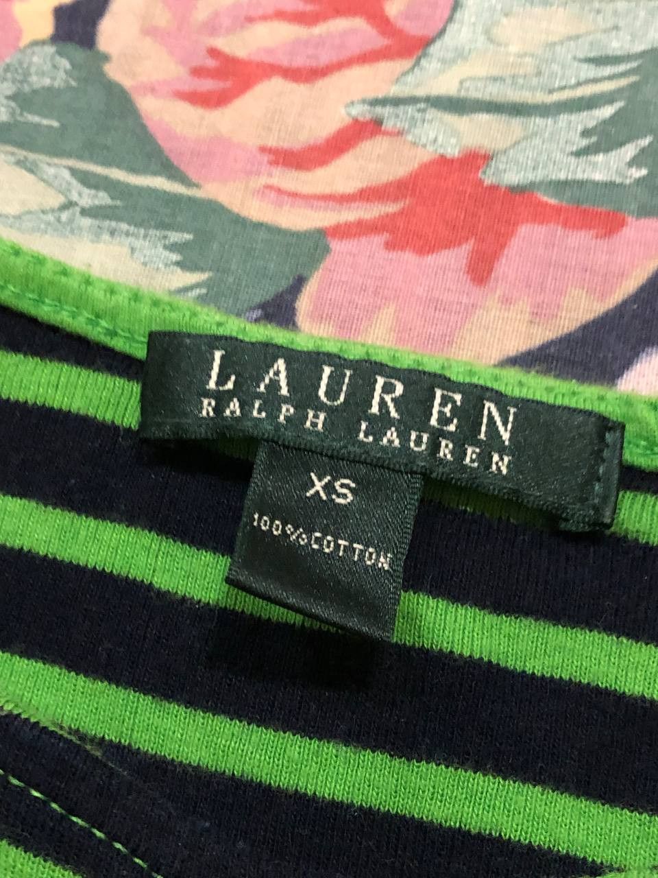 Ralph Lauren Vintage Ralph Lauren Striped 100% Cotton Sweater Size XS Size XS / US 0-2 / IT 36-38 - 2 Thumbnail