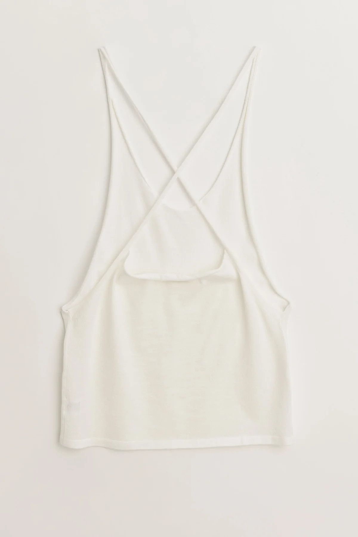 Judy Turner o1mle0225 Unisex Tins Tank Top in Chalk Size US S / EU 44-46 / 1 - 2 Thumbnail