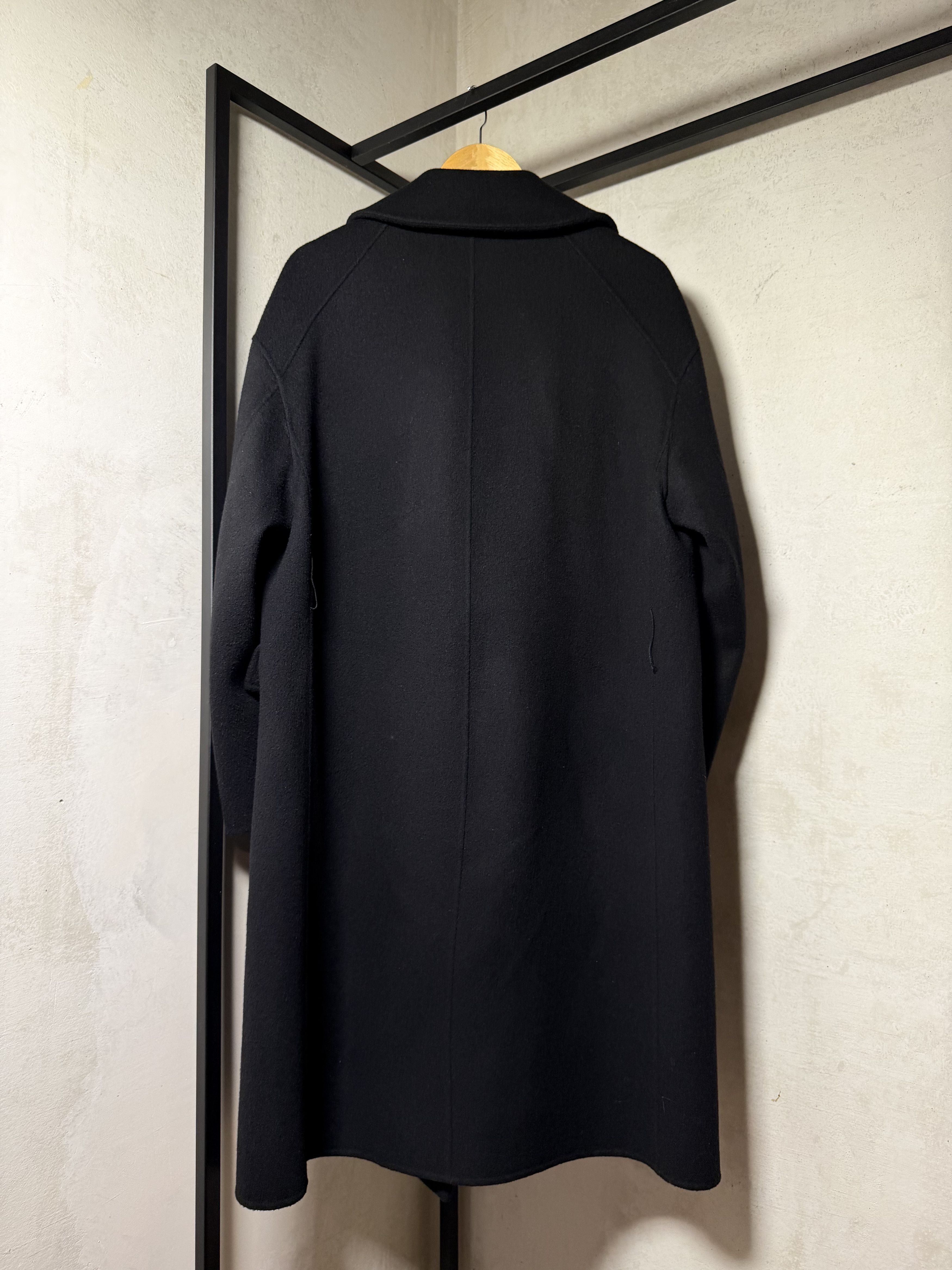 Juun.J Juun.J Black Wool Double-Breasted Coat Size S / US 4 / IT 40 - 23 Thumbnail