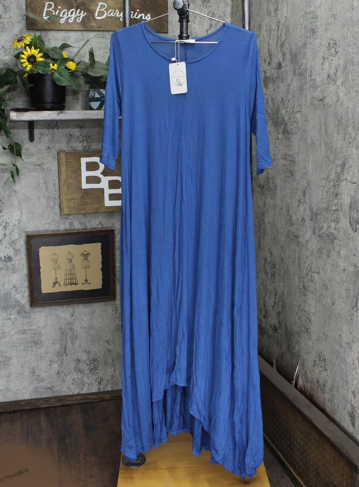 Other Nwt Love In Lightweight Unlined Flowy Dress D6190c S Blue Size S / US 4 / IT 40 - 1 Thumbnail