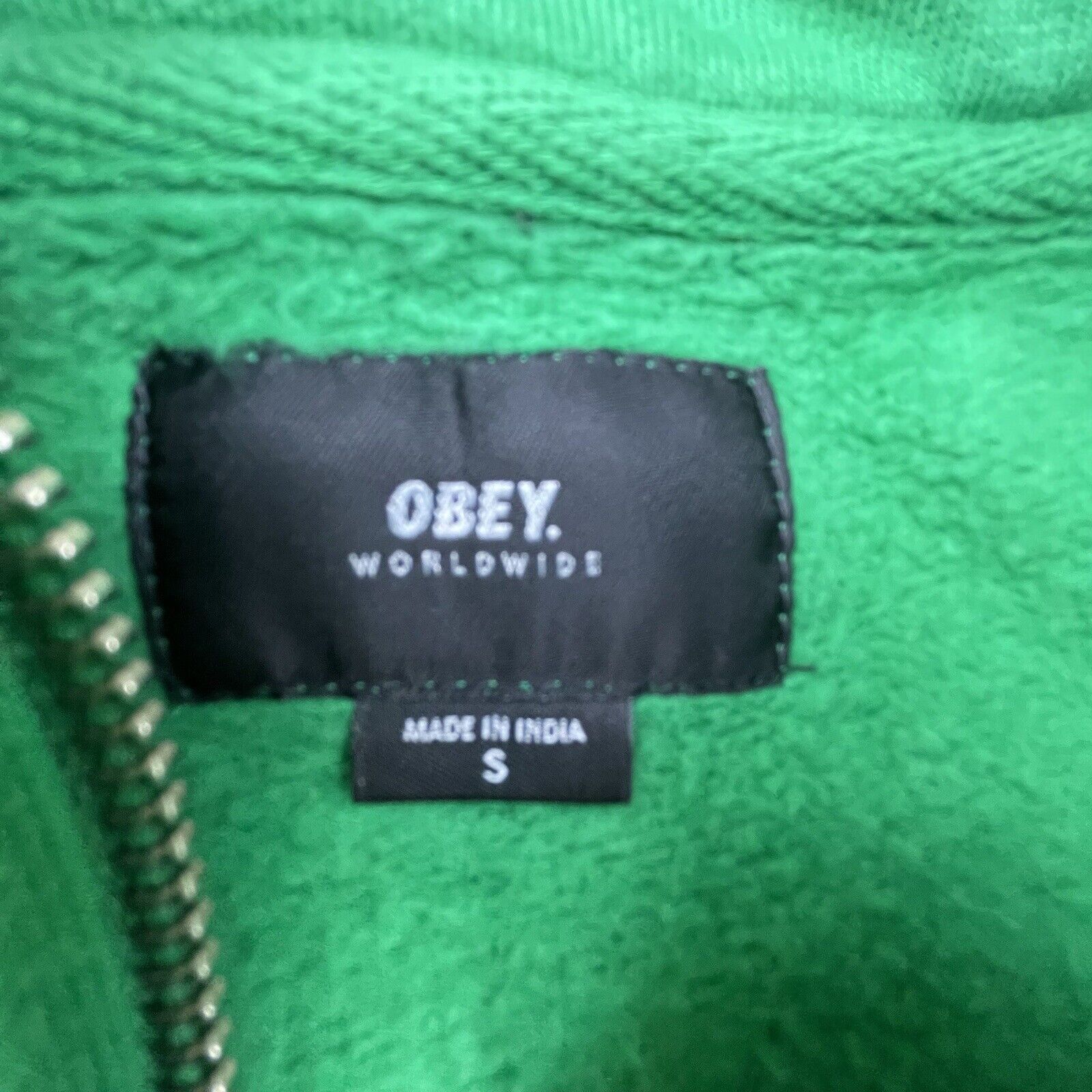 Obey Obey Worldwide Sweatshirt Mens Small Colorblock Logo Y2K Size US S / EU 44-46 / 1 - 3 Thumbnail