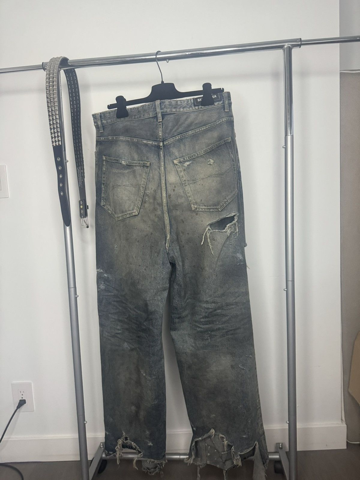 Balenciaga Balenciaga ss23 Mudshow Oil Spill Denim Size US 34 / EU 50 - 2 Thumbnail