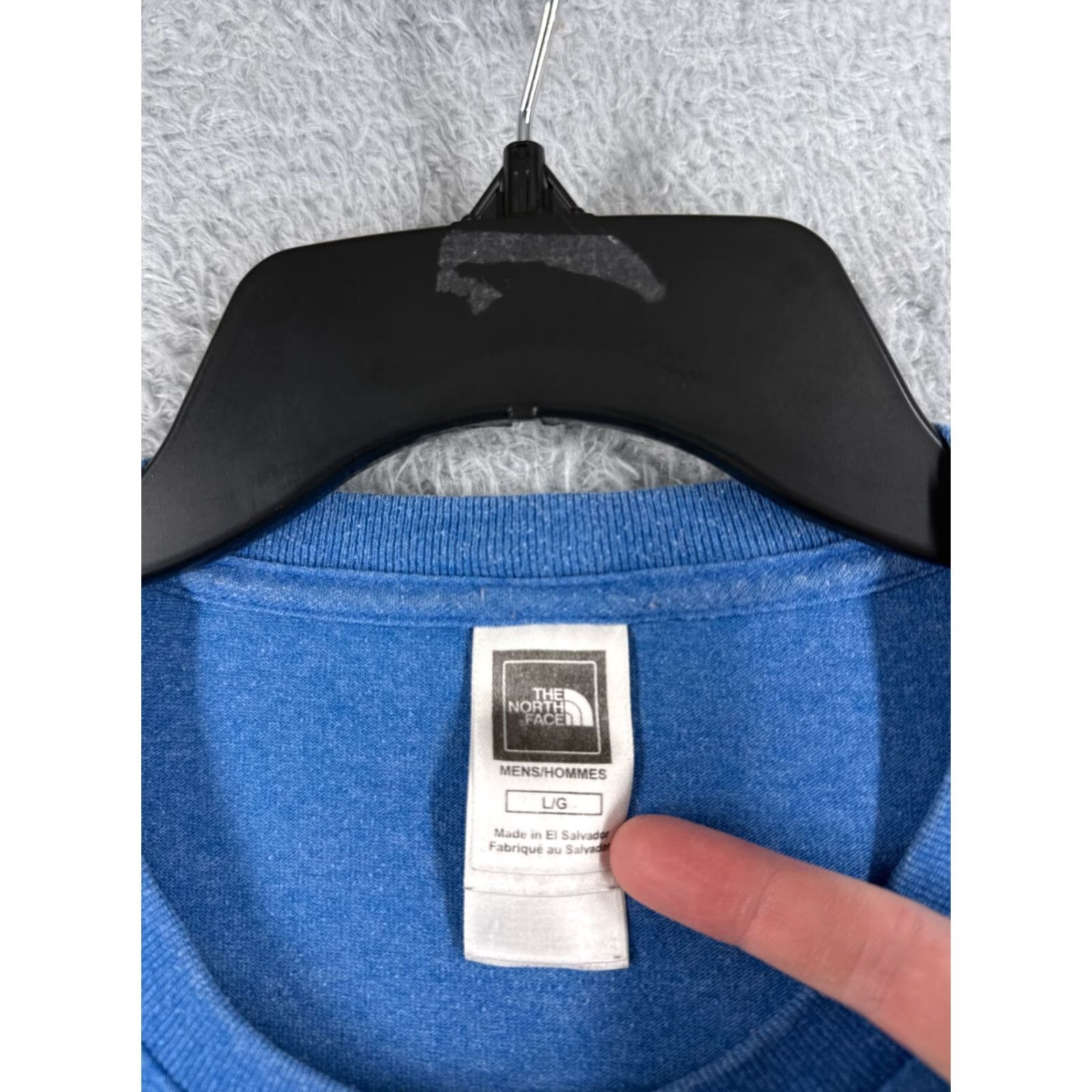 The North Face The North Face Shirt Men Large Blue Short Sleeve Crew Neck 100% Cotton READ ME Size US L / EU 52-54 / 3 - 7 Thumbnail