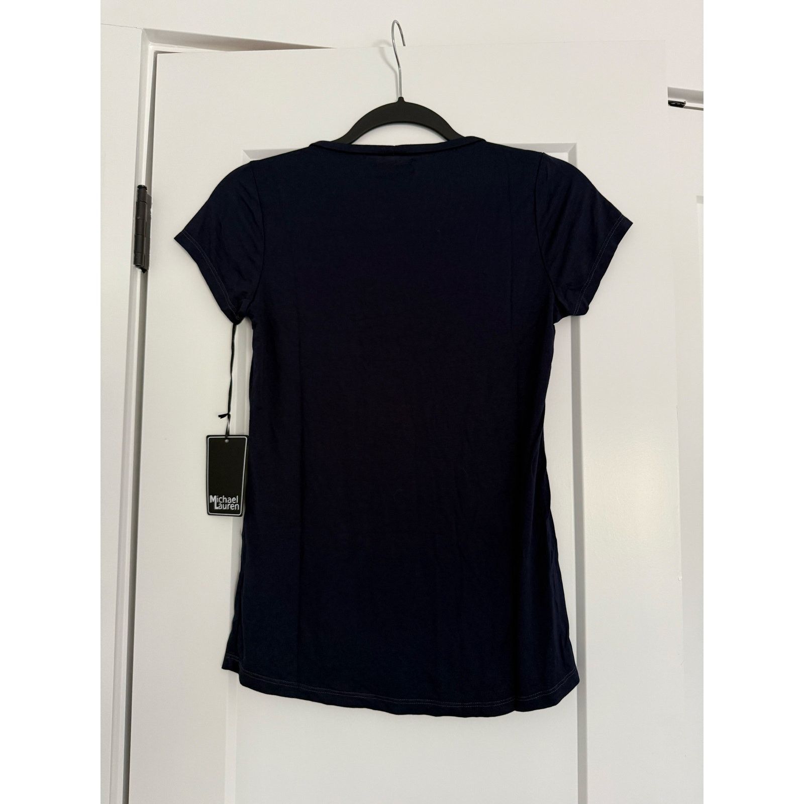 REVOLVE $66 New Michael Lauren Fitted Tee - Navy Small Size S / US 4 / IT 40 - 4 Thumbnail