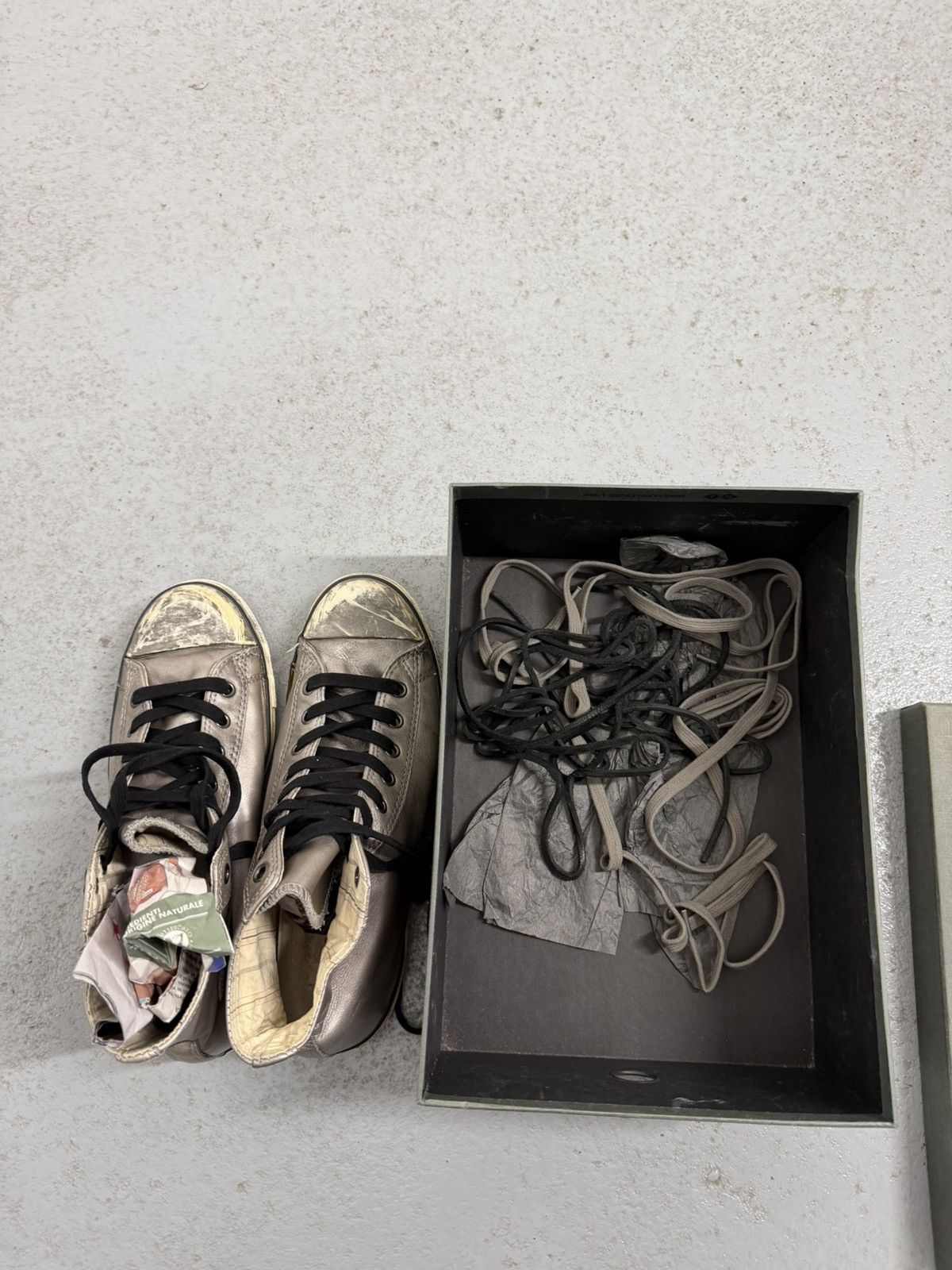 Converse × John Varvatos John Varvatos x Converse Aged High Top Sneakers Size US 8 / EU 41 - 10 Thumbnail