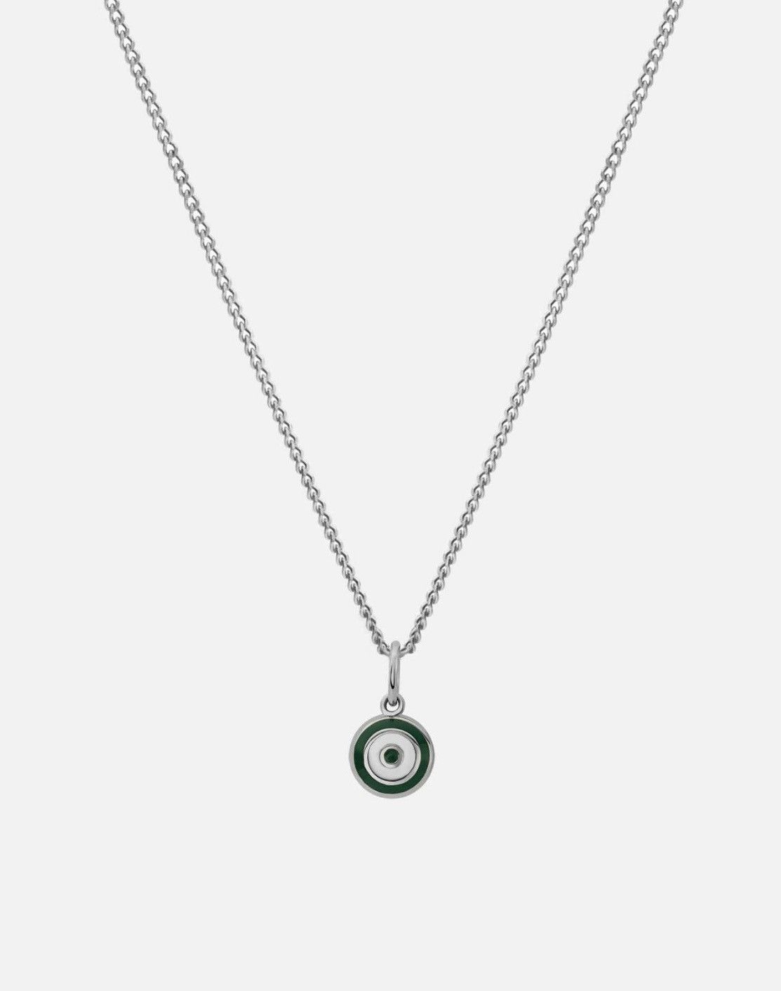 image of Miansai Ojos Necklace in Silver, Men's