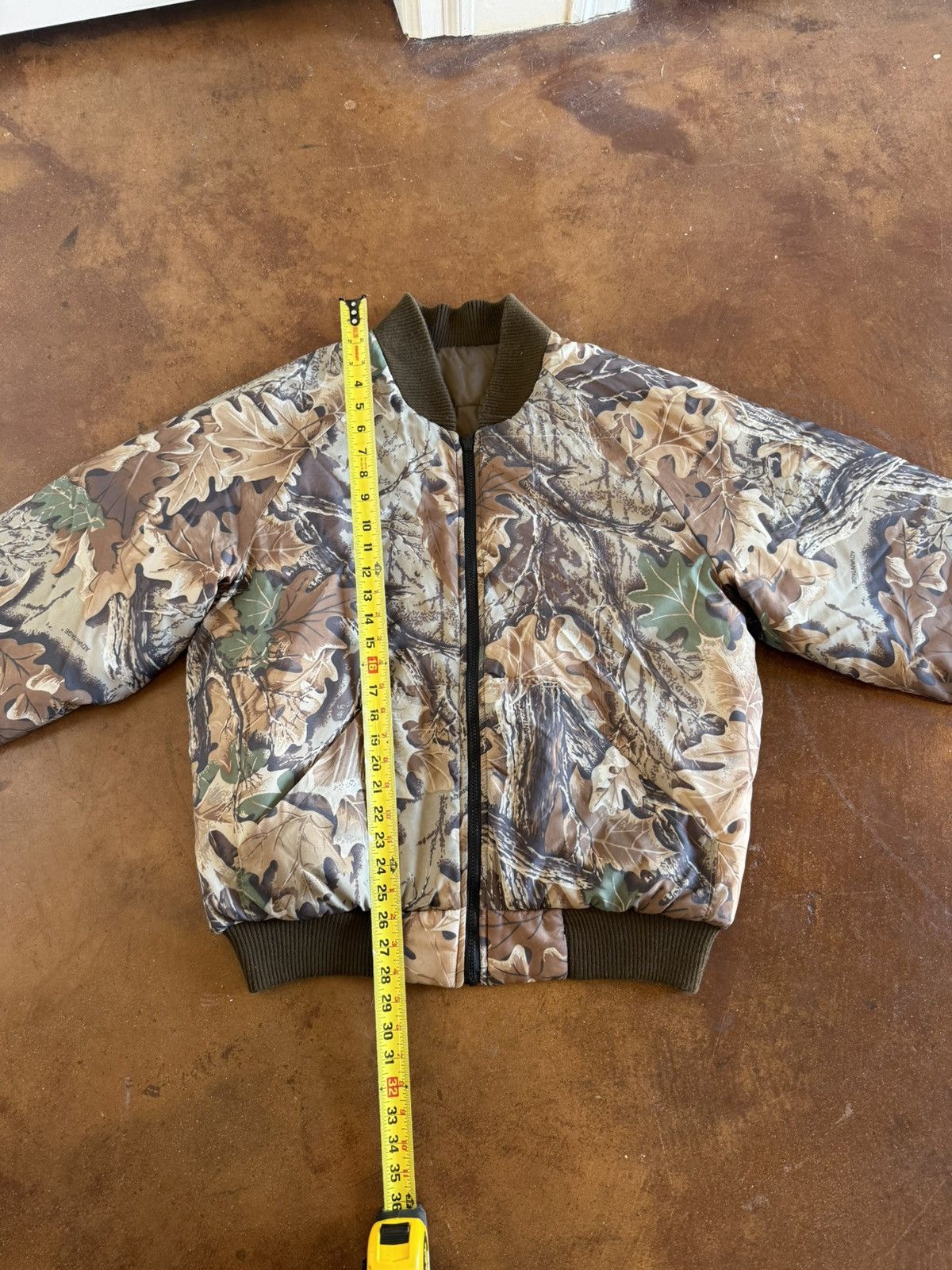 Vintage Advantage® Camo Quilted Bomber Jacket Insulated Zip-Up Size US L / EU 52-54 / 3 - 6 Thumbnail
