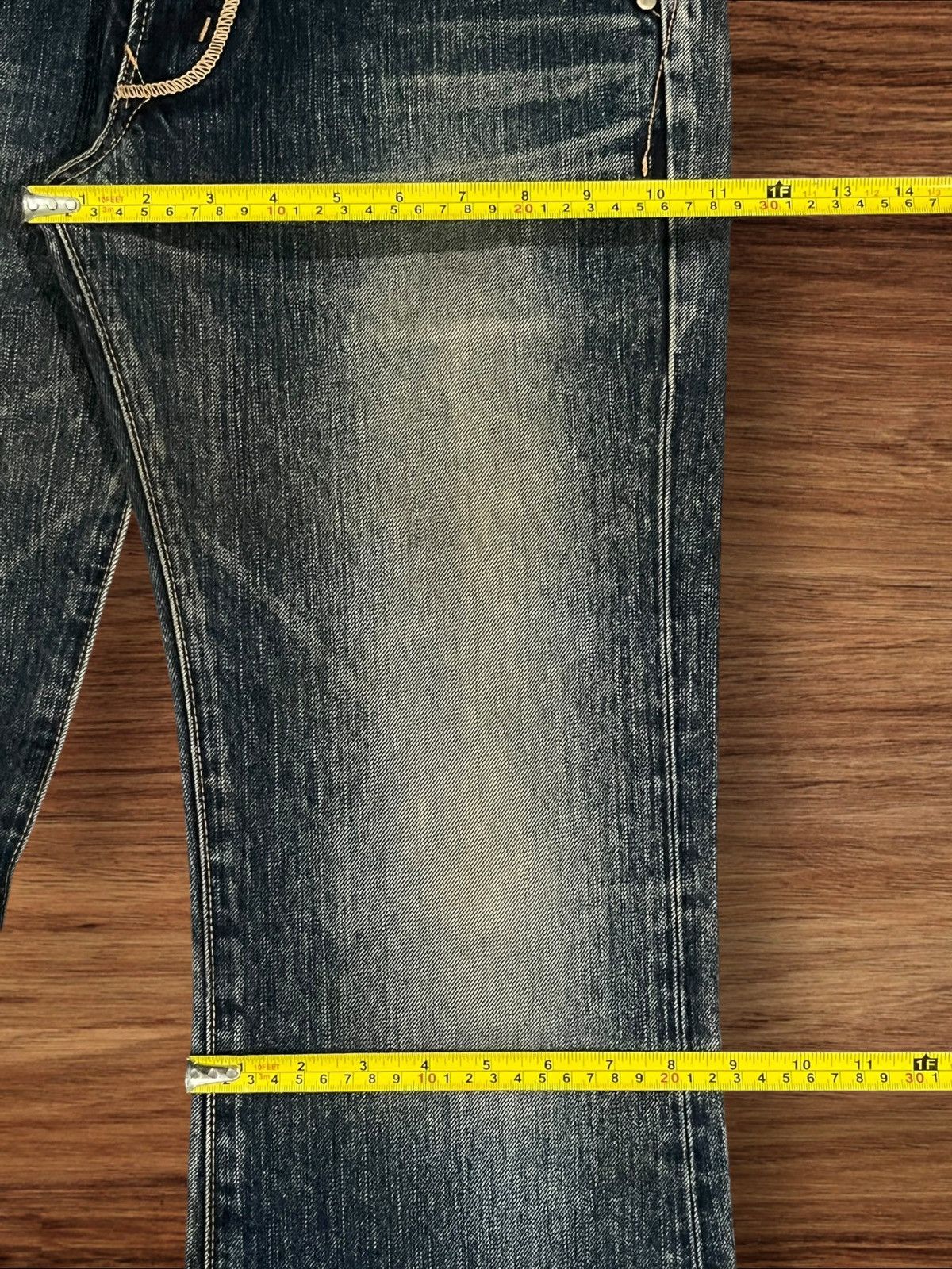 Edwin × If Six Was Nine × Le Grande Bleu (L.G.B.) ⚡️Flare⚡️Vintage Edwin 503SS3 Grunge Style Mud Washed Jeans Size US 29 - 17 Thumbnail