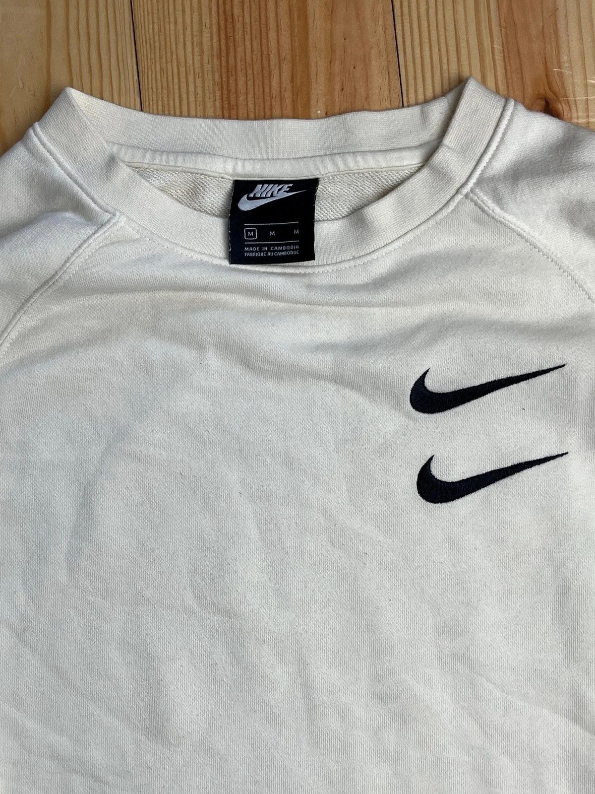 Nike Vintage 90s Nike Double Swoosh Sweatshirt Size US M / EU 48-50 / 2 - 4 Thumbnail