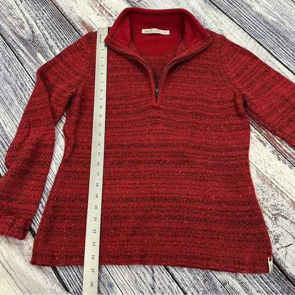 Woolrich Woolen Mills Woolrich Women’s 1/4 Zip Pullover Knit Sweater Size M / US 6-8 / IT 42-44 - 8 Thumbnail