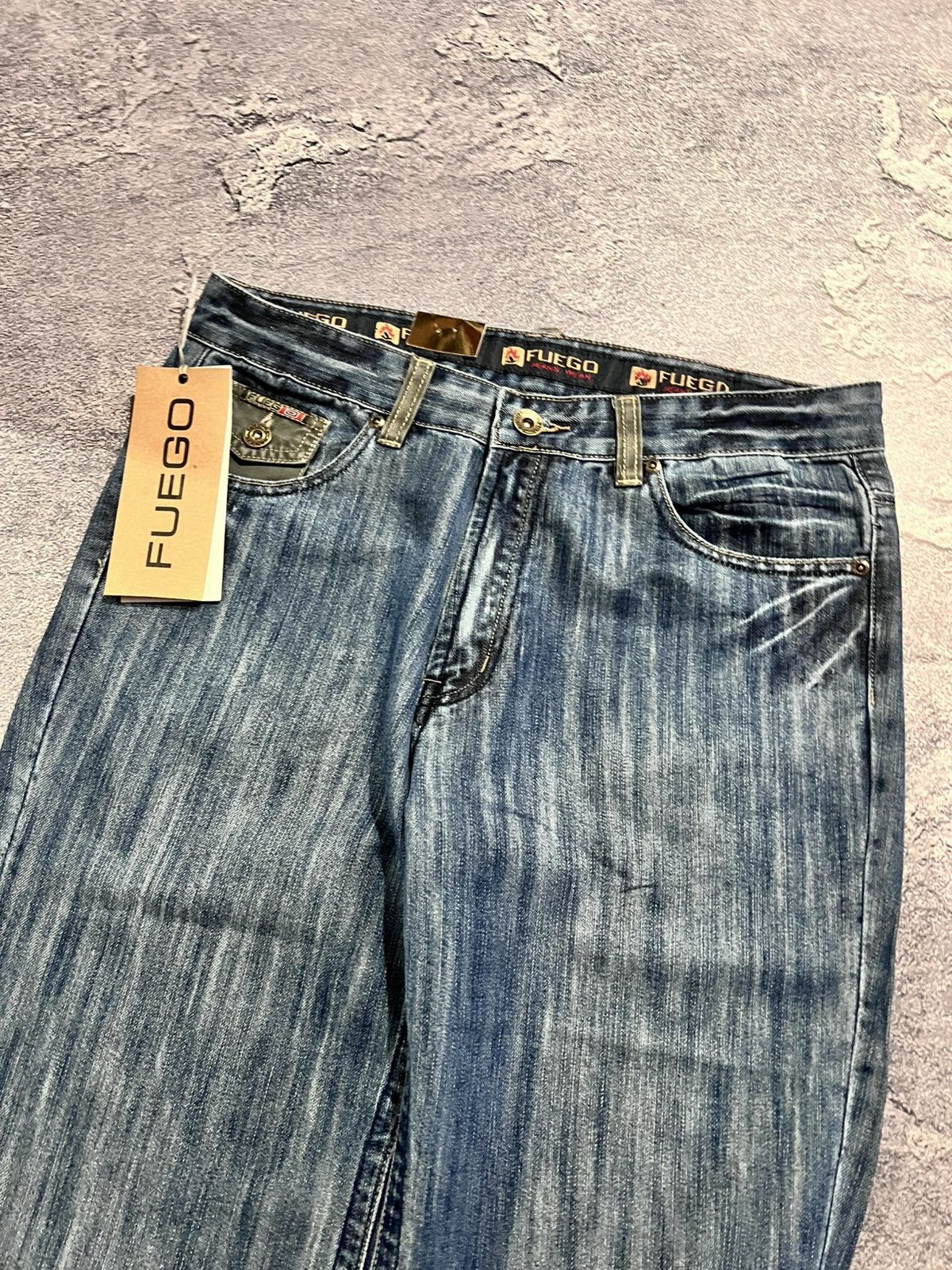 Vintage Y2K Archive Baggy Fit Jeans – Vintage Drip Avan-Garde 90s Size US 34 / EU 50 - 6 Thumbnail