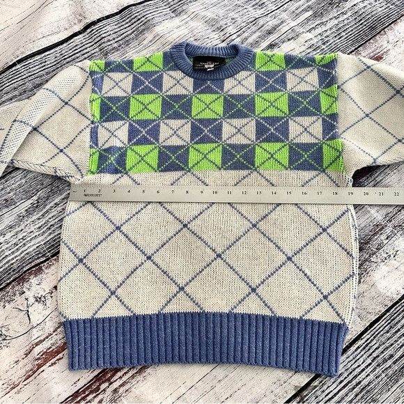 Vintage Vintage 80’s “The Aspen Lid” Wool Blend Argyle Knit Sweater Size S / US 4 / IT 40 - 6 Thumbnail