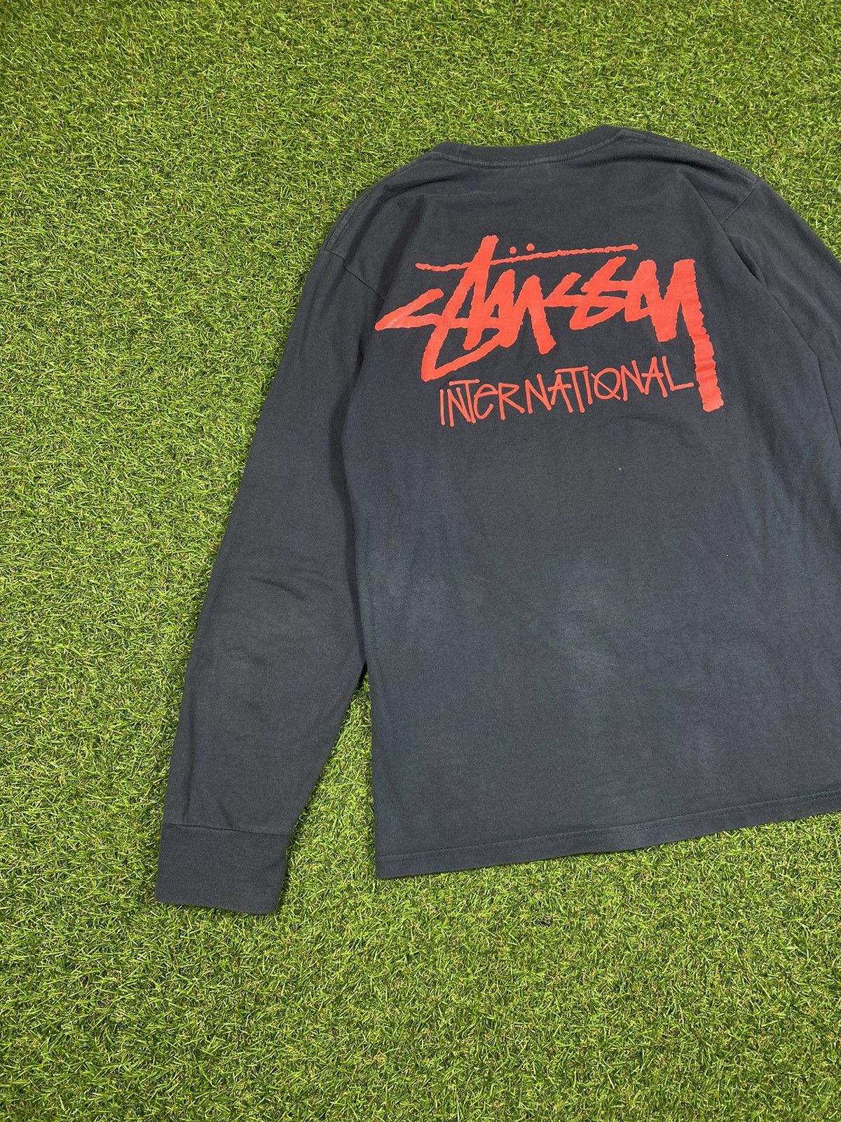 Stussy × Vintage Vintage Stussy long sleeve streetwear big logo size S Size US S / EU 44-46 / 1 - 6 Thumbnail