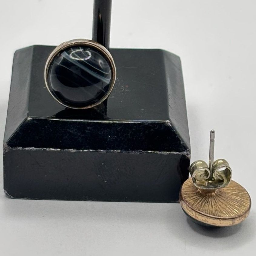 Other Black Stone Earrings Size ONE SIZE - 3 Thumbnail