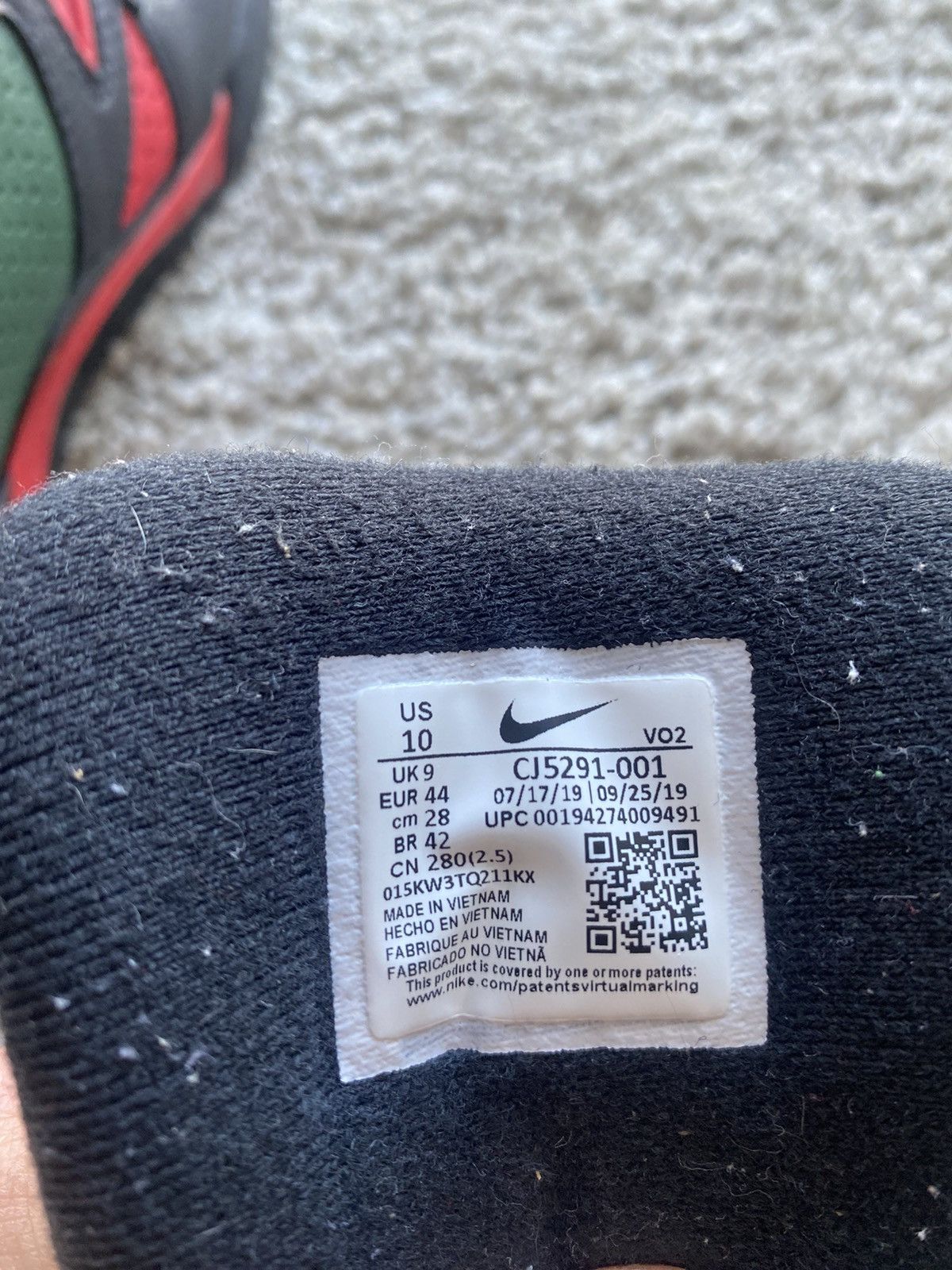 Nike × Supreme Nike x Supreme cross trainer low Size US 10 / EU 43 - 7 Thumbnail